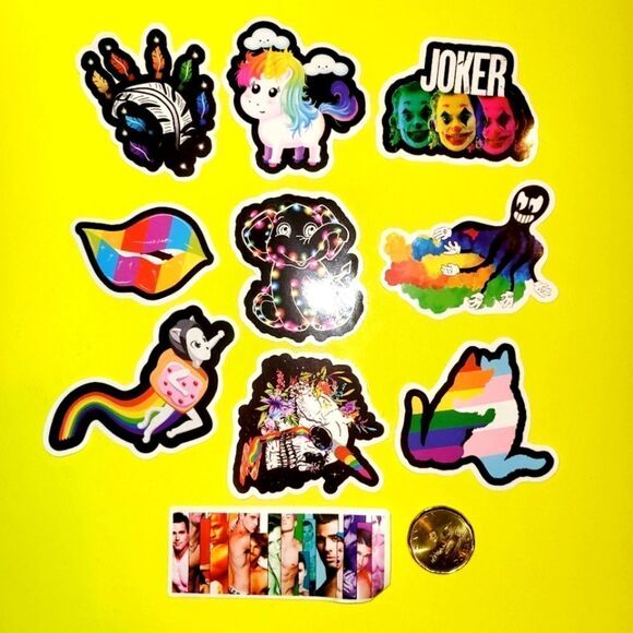 3/$20 Brand New 10x Waterproof Funny Graphic stickers #9 - Picture 1 of 1